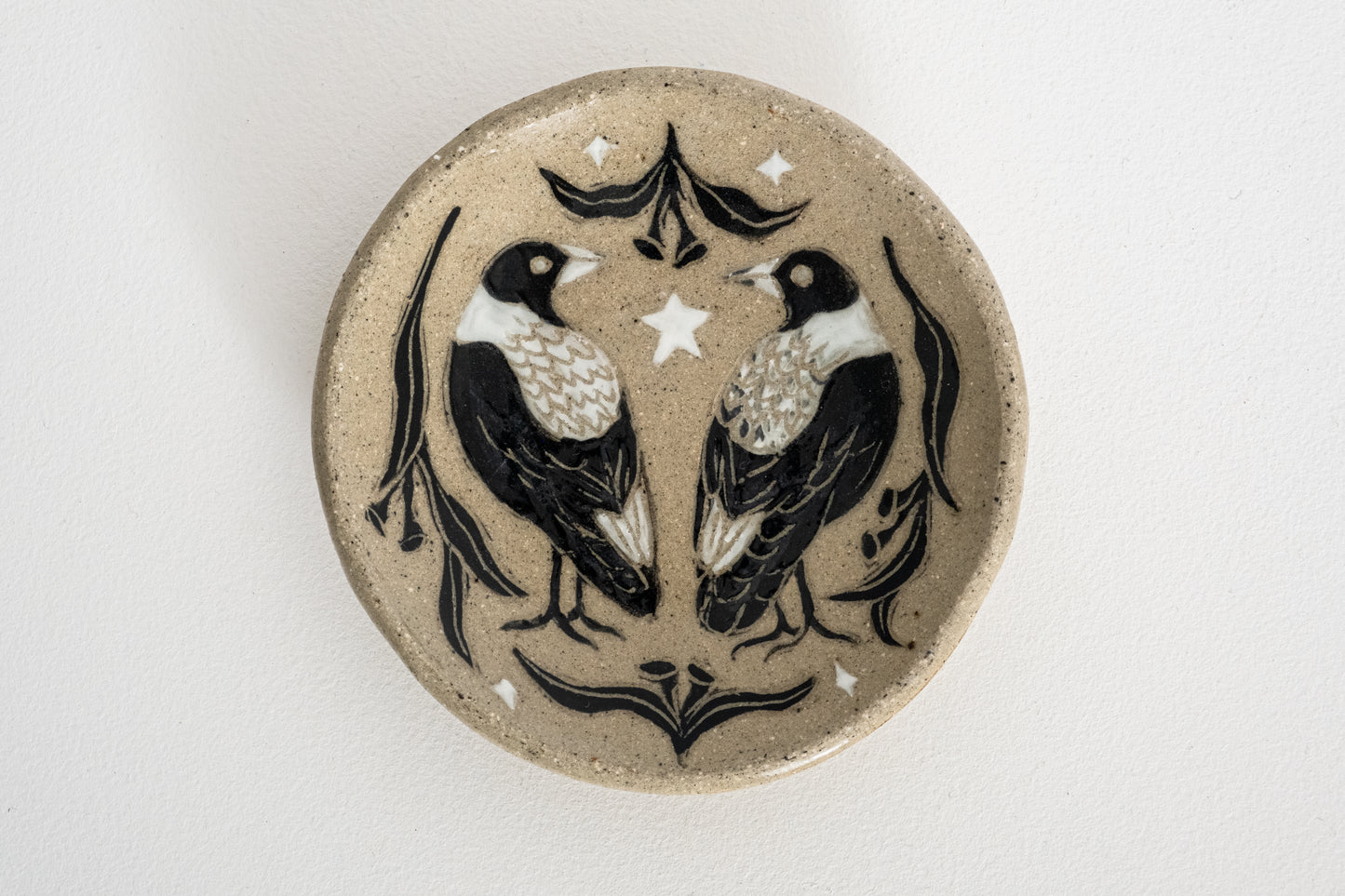 magpie marriage trinket dish