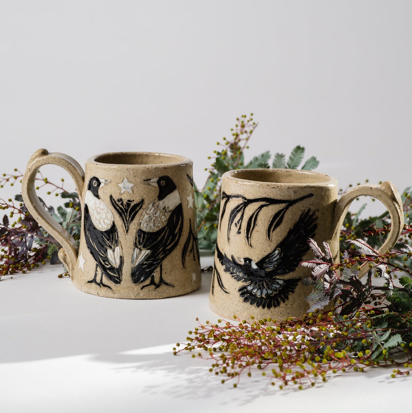 magpie marriage mug