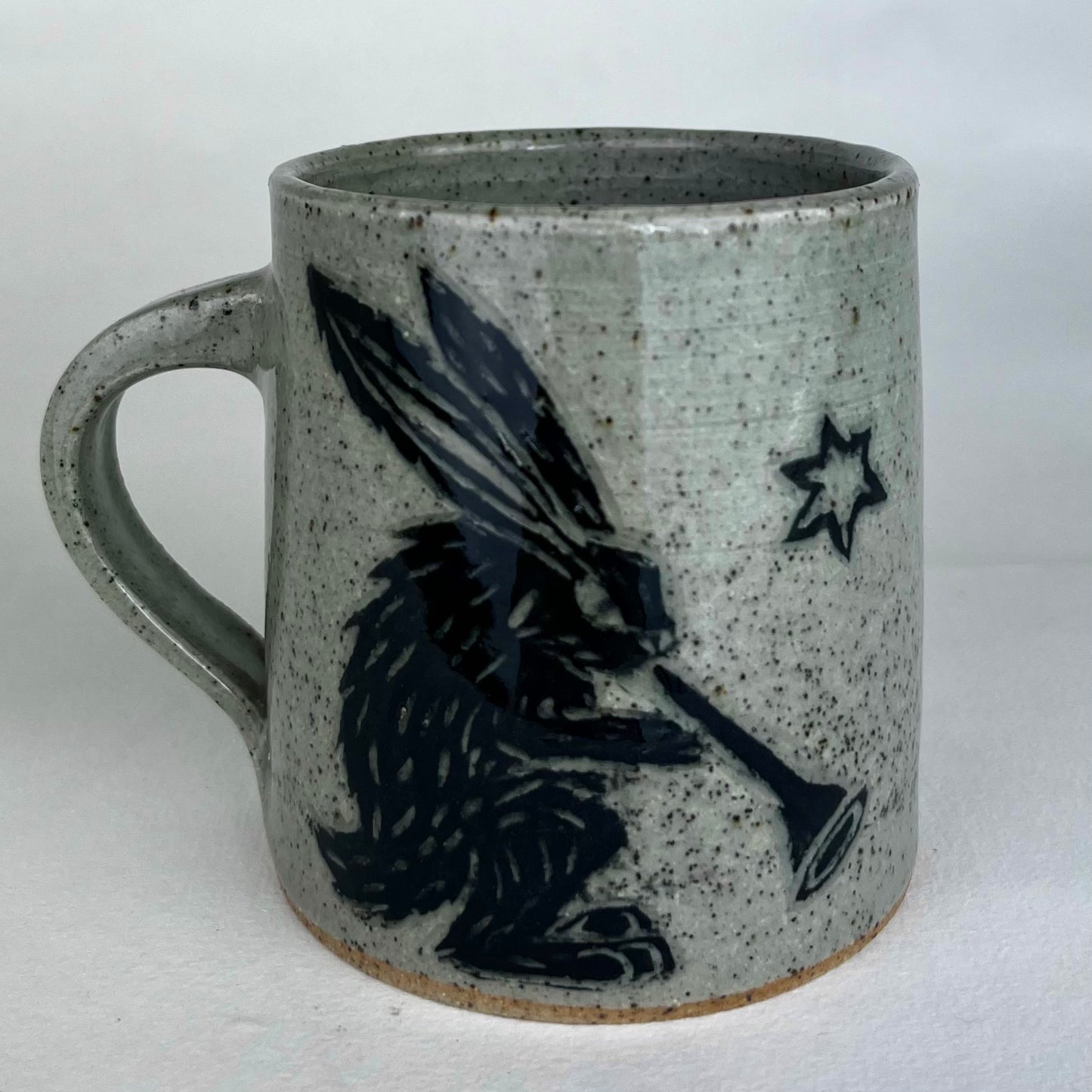 medieval rabbit mug